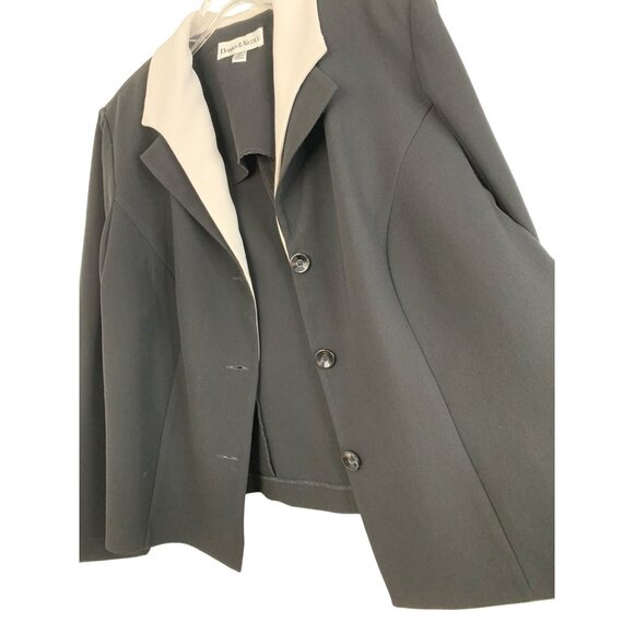 Danny & Nicole Womens Black Suit Seperate Jacket Size 18W Plus EUC 8835 - Picture 6 of 8